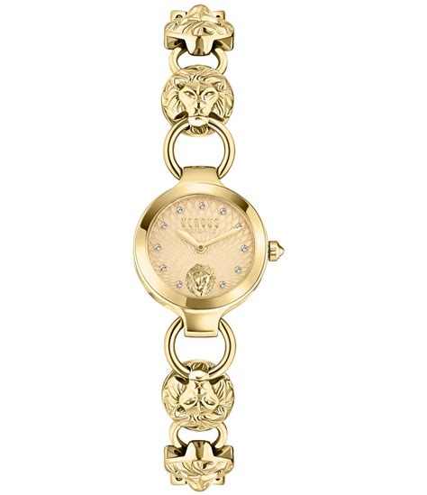 versus by versace women's broadwood watch|Versus by Versace Women's Broadwood Petite Analog Gold.